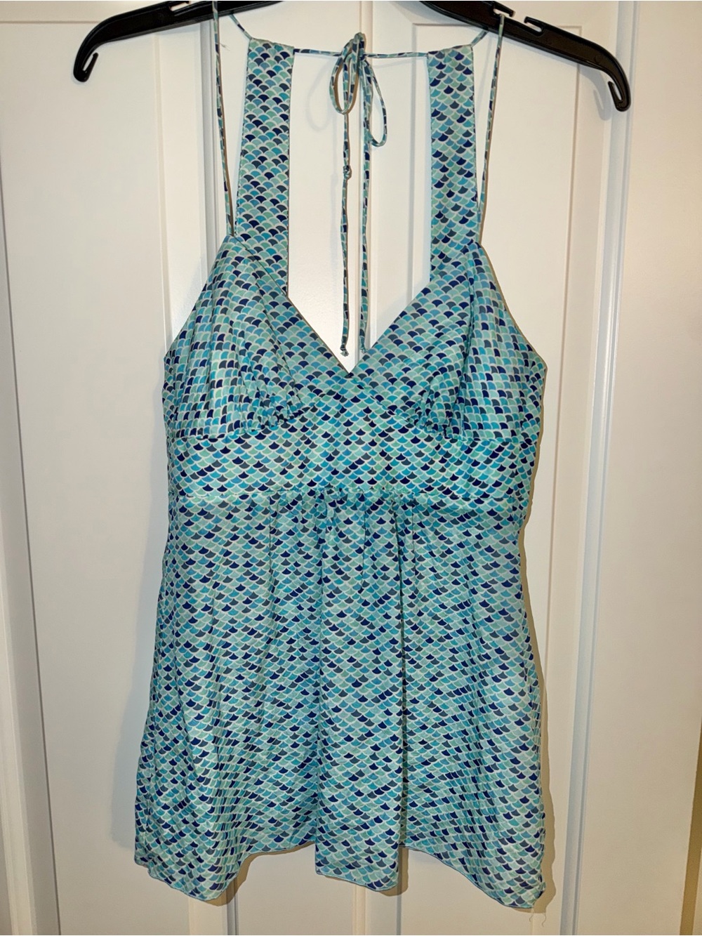 Trina Turk Blue Printed Tank Top Size 0